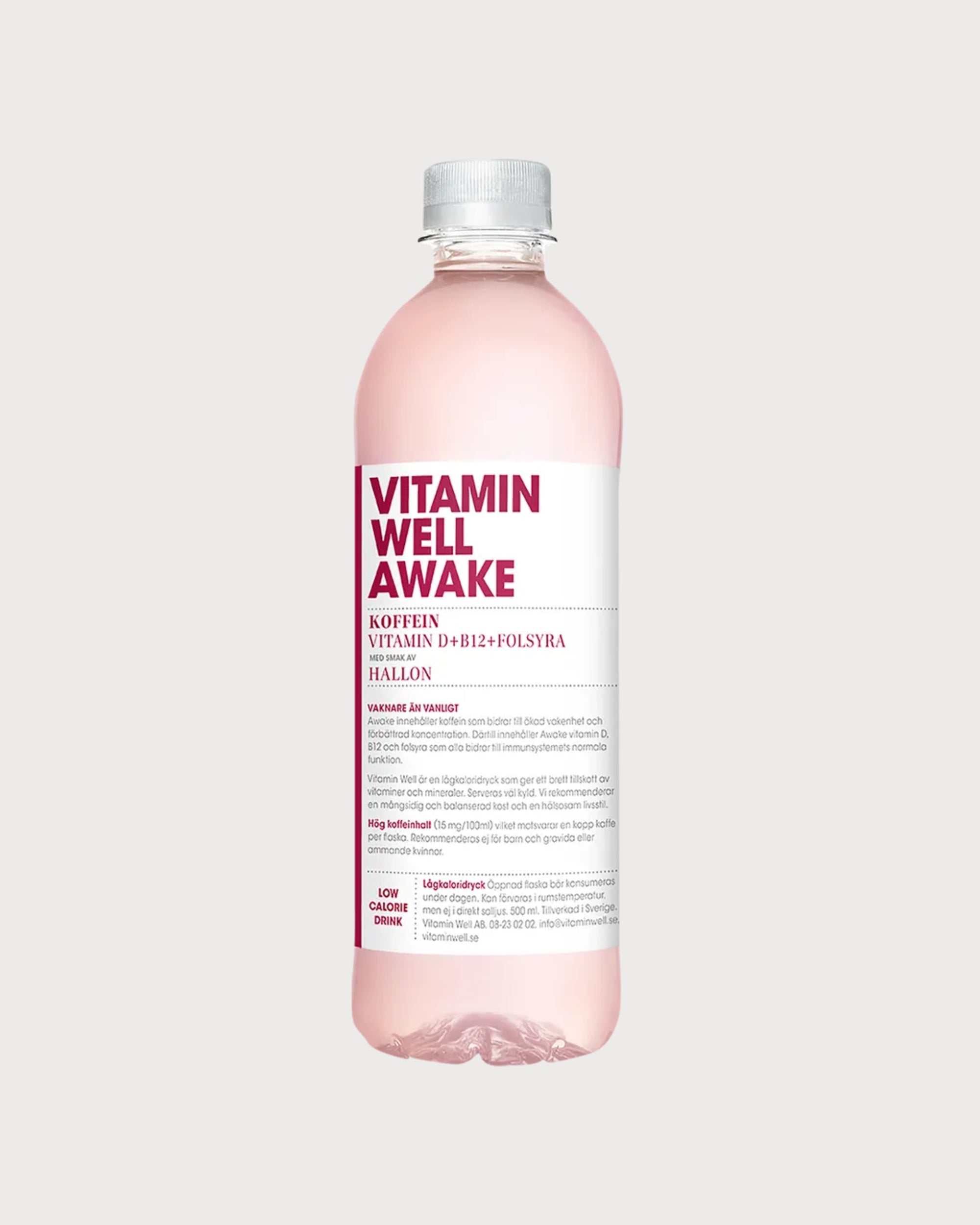 12 x Vitamin Well Awake Hallon 500 ml